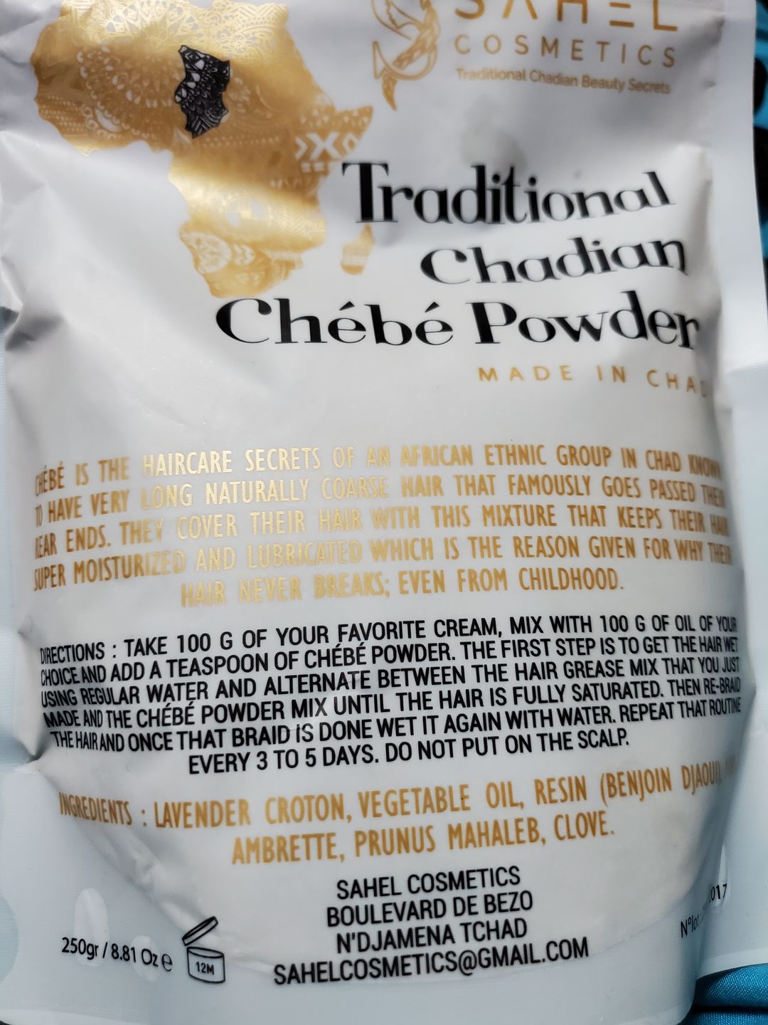 Customer photo review of Chébé powder 250 g