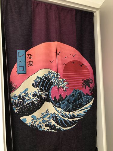 Customer photo review of Noren Japonais Grande Vague Rétro