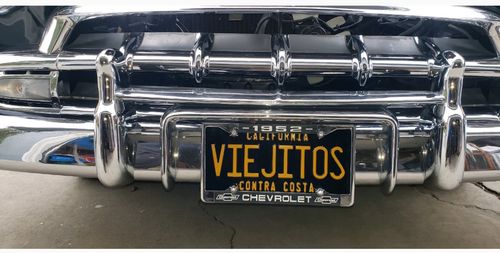 Customer photo review of CALIFORNIA BLACK LICENSE PLATE IN TWO LINES - SHOW PLATE 6"x12" (156.5mm x 305mm)