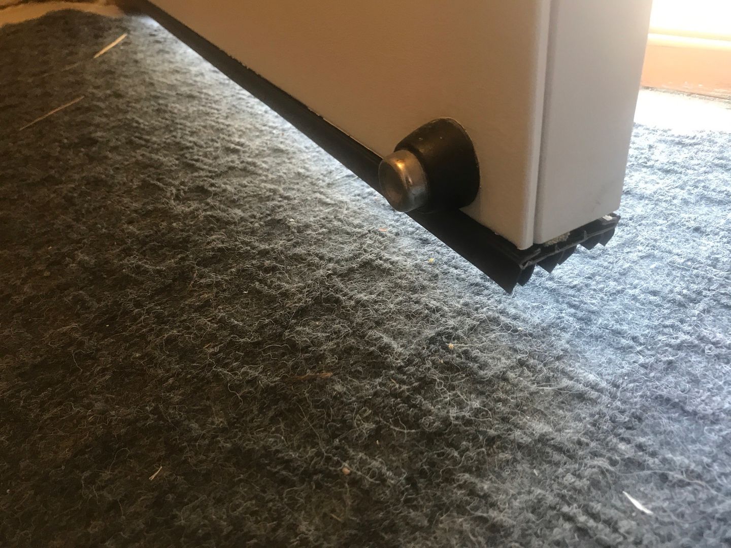 Customer photo review of 36" Taylor Slide-On Door Sweep