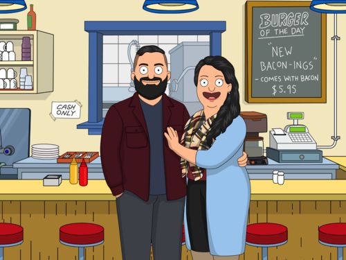 Customer photo review of Personalized Bob’s Burgers Custom Portrait