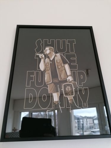 Customer photo review of Affiche WALTER / noir