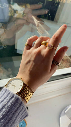 Customer photo review of Mini signet ring