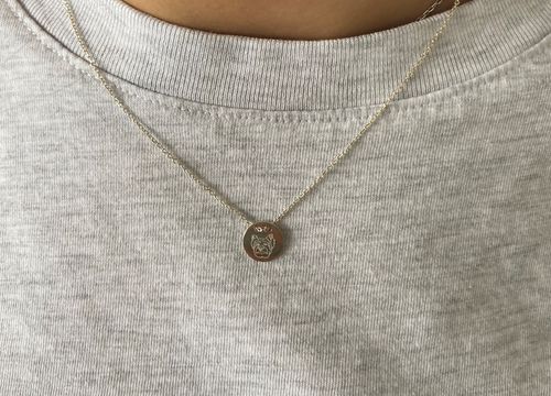 Customer photo review of Silber Lineart Love Halskette