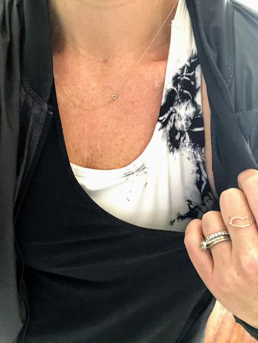 Customer photo review of Wynnie Bra - Onyx / Cloud