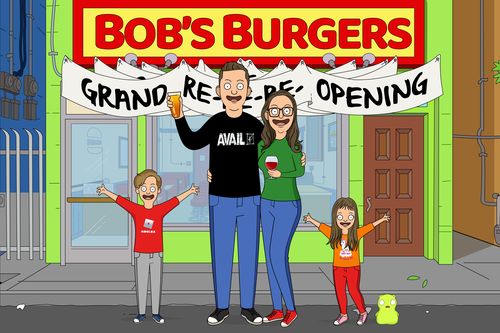 Customer photo review of Personalized Bob’s Burgers Custom Portrait