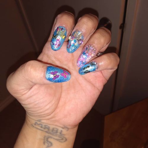 Customer photo review of Mariposa Mayhem Polygel Kit