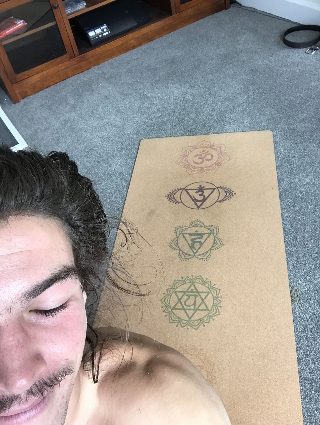 Customer photo review of Chakra Yoga Mat