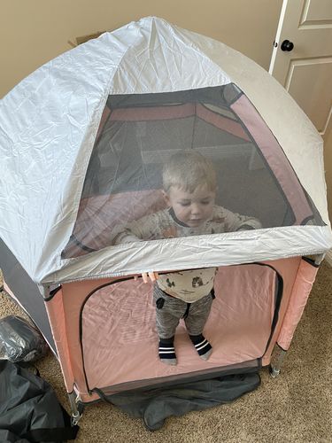 Customer photo review of Pop N' Go® Playpen
