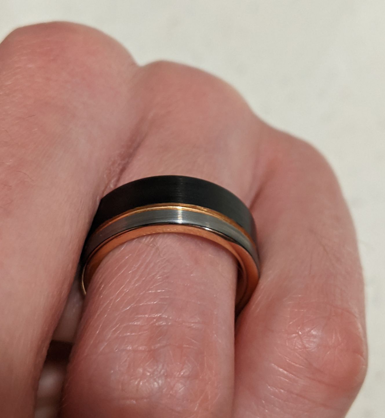Customer photo review of Brutalist Ring