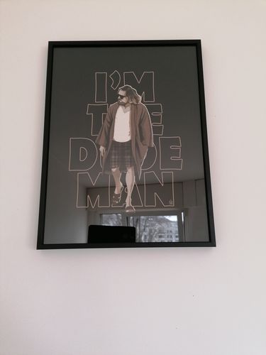 Customer photo review of Affiche DUDE / noir