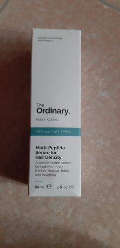 Customer photo review of The Ordinary Multi-Peptide Serum For Hair Density