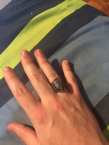 Customer photo review of STEEL SAILOR RING