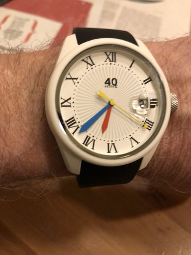 Customer photo review of 40N9.1BK 40Nine Mens 43mm La Romana Watch