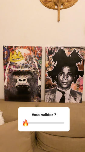 Customer photo review of Tableau Basquiat