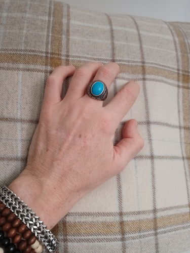 Customer photo review of NAVAJO STONE RING