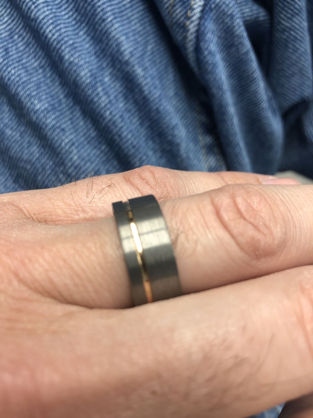 Customer photo review of Ironwood, Tungsten and Rose Gold