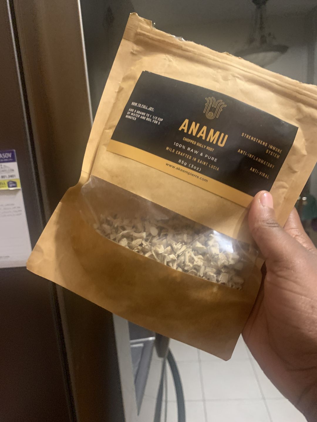 Customer photo review of Anamu Root (Gully root)