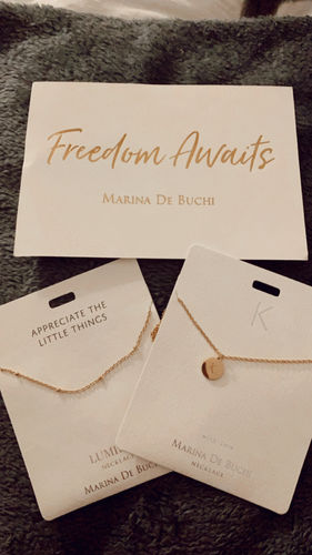 Customer photo review of 'Little Things' Lumiela Necklace