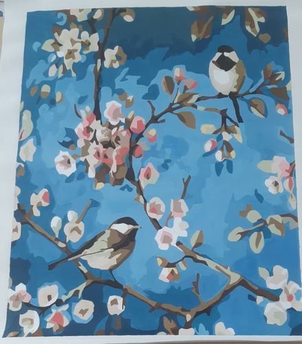 Customer photo review of Pájaros en azul