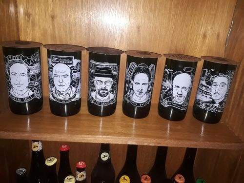 Customer photo review of Breaking Glass Juego de 6 Vasos