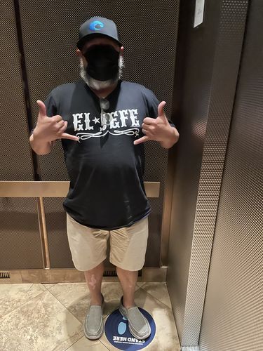 Customer photo review of El Jefe Old School OG Chingon T-Shirt