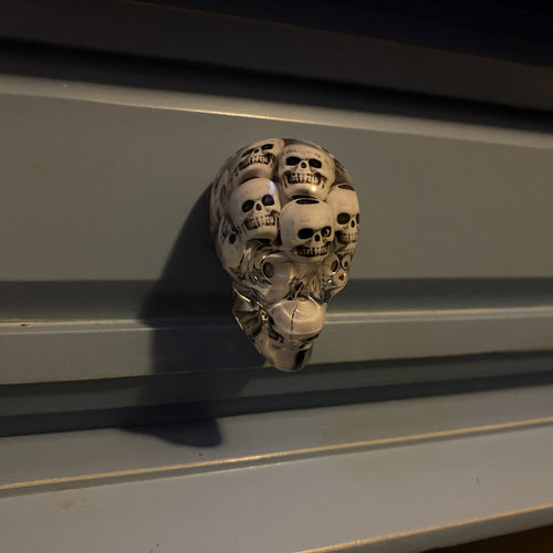 Customer photo review of Skull Door Knobs