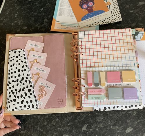 Customer photo review of Dalmatian - Food Diary Organiser P3