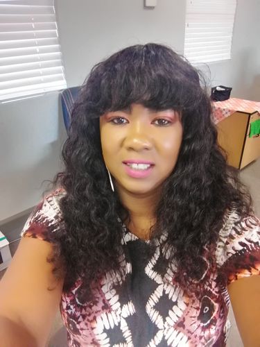 Customer photo review of Peruvian Water Wave Fringe