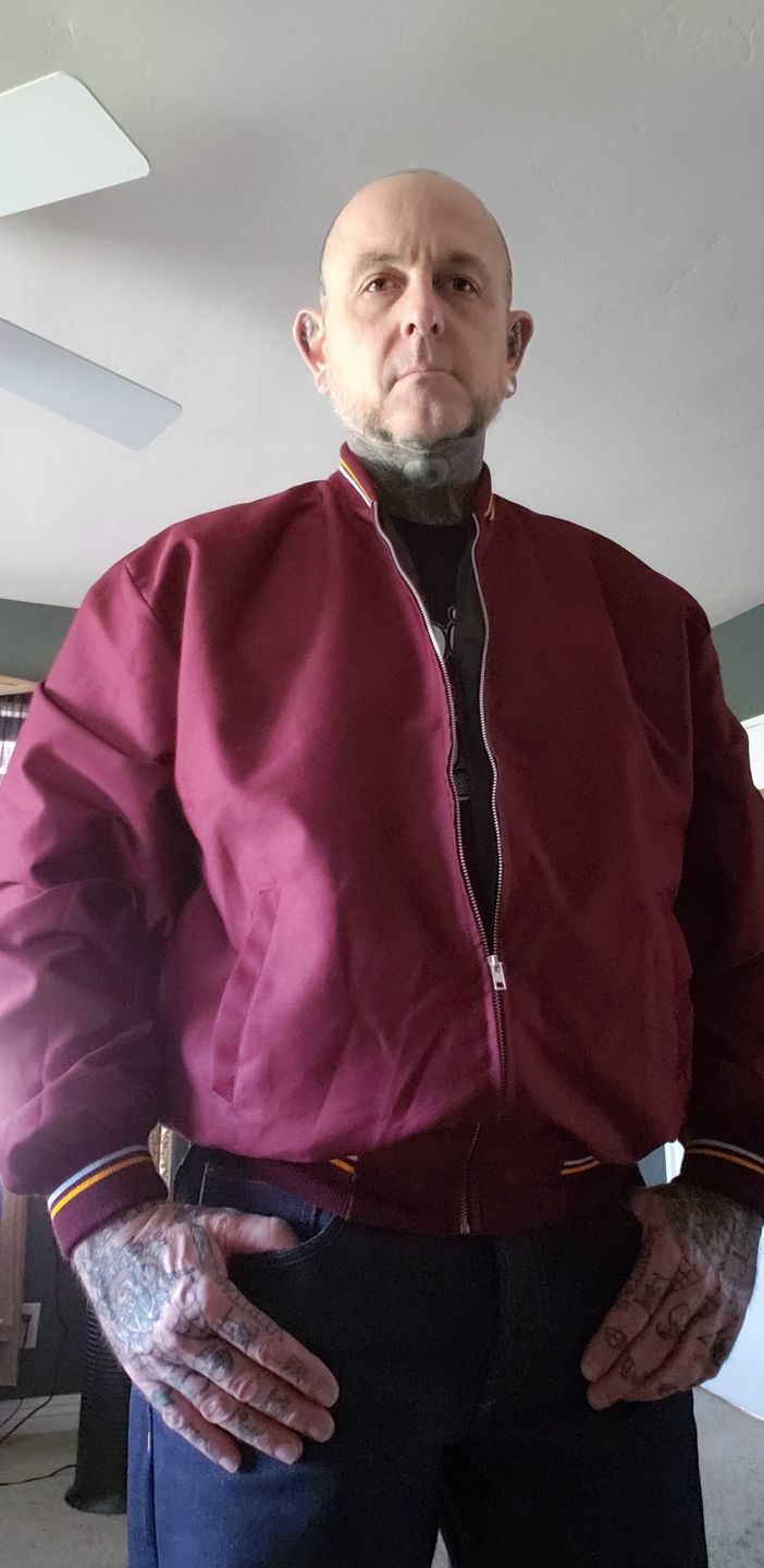 Customer photo review of Monkey Jacket - Made in England - Burgundy