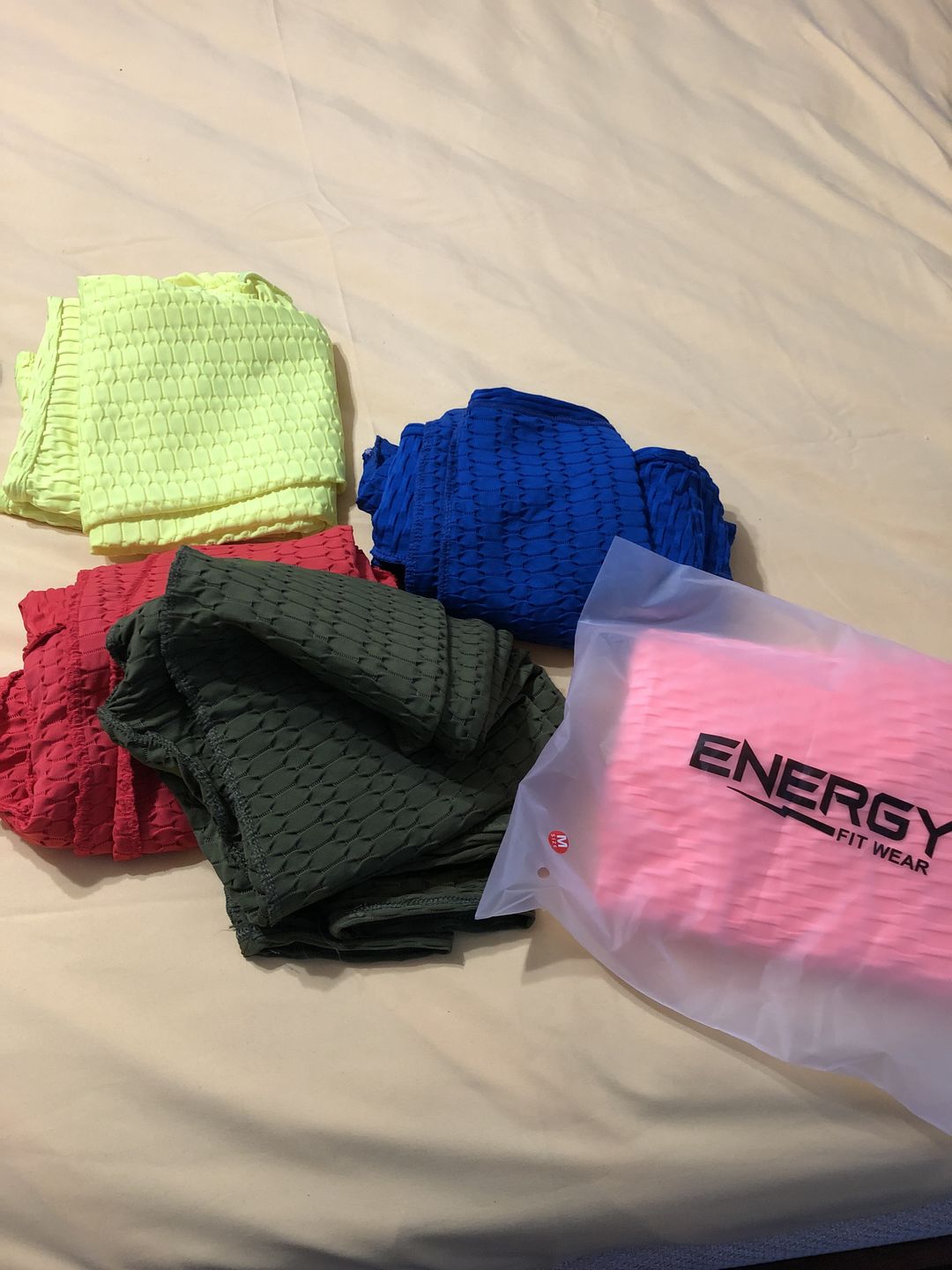 Customer photo review of Anti-Cellulite High Waisted Textured Leggings