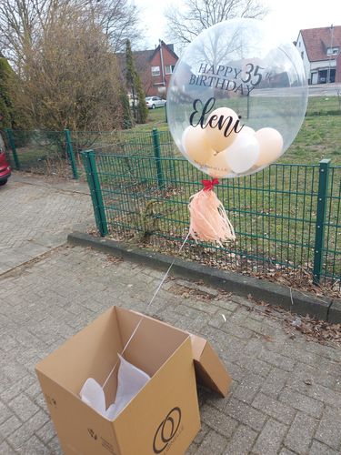 Kundenbewertung mit Foto zu Ivory Designer Ballon