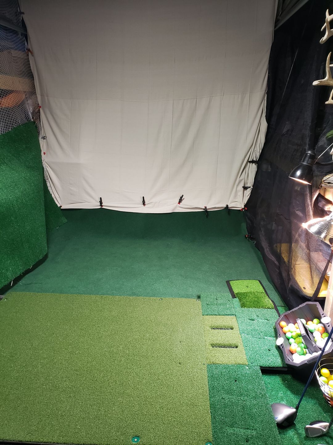Customer photo review of FairwayHero Golf Mat | Portable Golf Hitting Practice Mat