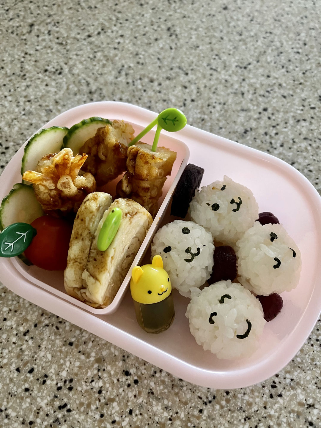 Customer photo review of Baby Rice Ball Faces Onigiri Set
