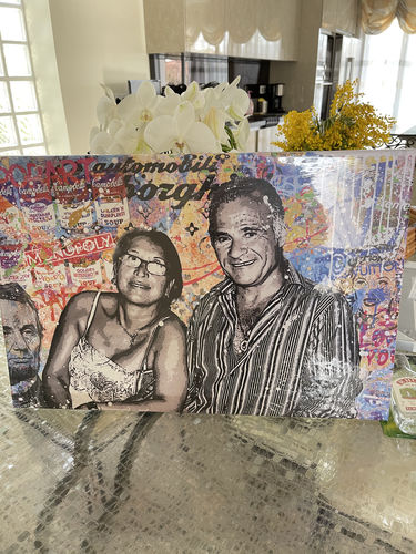 Customer photo review of Toile Personnalisée