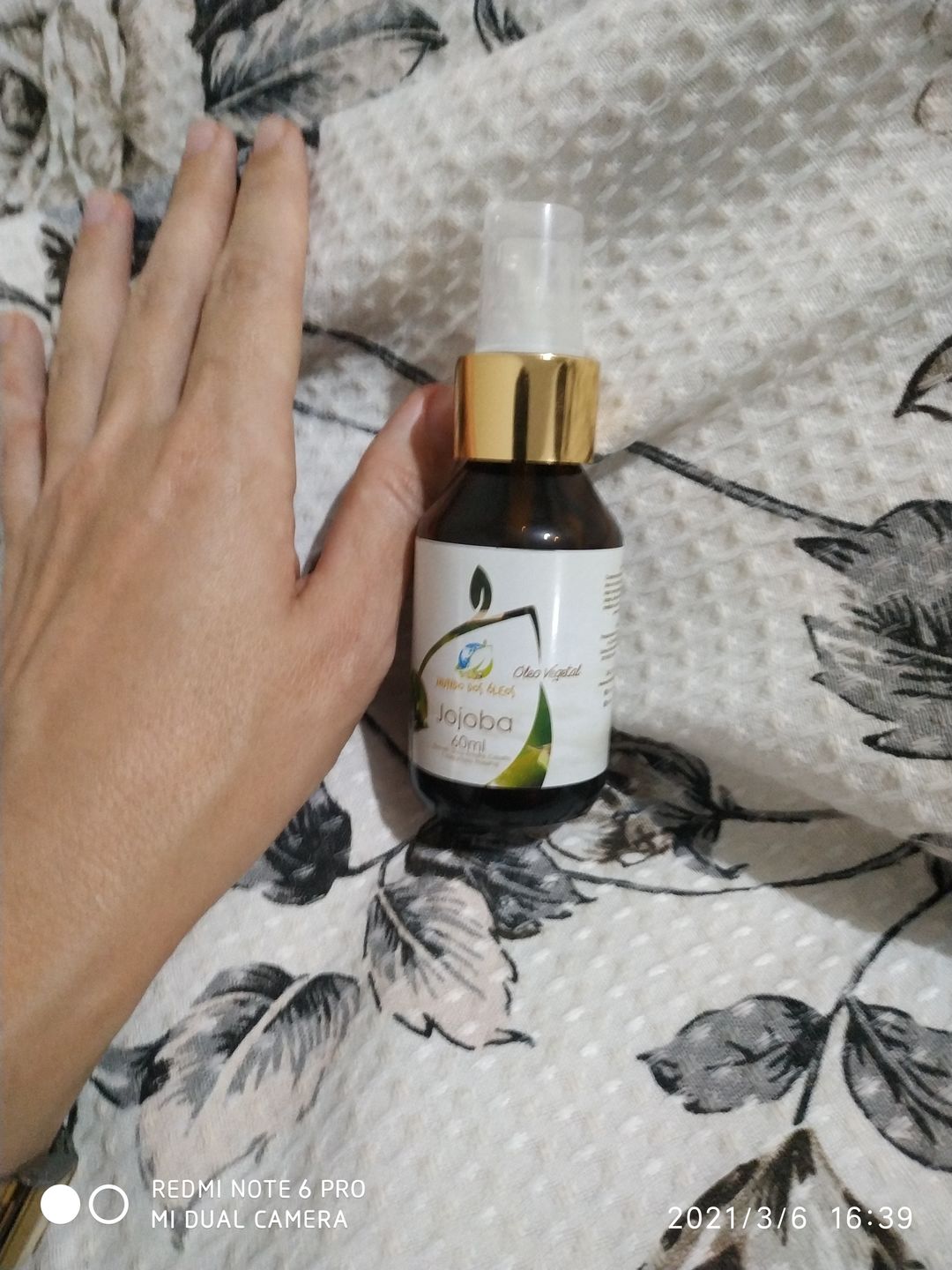Customer photo review of Óleo de Jojoba