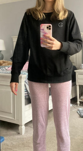 Customer photo review of Sepho Crew-neck L/S Sweatshirt-Black