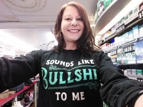 Customer photo review of AB Sounds Like Bullshit To Me Long Sleeve