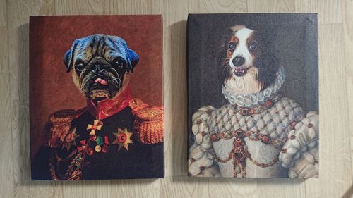 Customer photo review of Tableau Personnalisé Animal