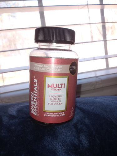 Customer photo review of QUEEN ESSENTIALS- Women's Daily Multi-Vitamin (plant-based) Gummies (45 Day Supply/ .55 Cent A Day) CLICK HERE