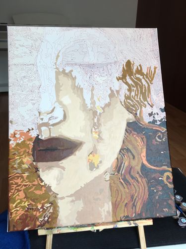 Customer photo review of Gustav Klimt 'The Golden Tears'