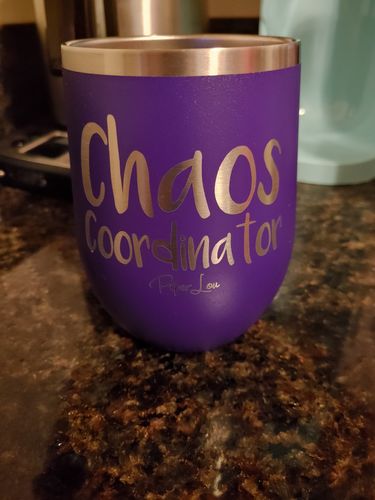 Customer photo review of SPECIAL | Chaos Coordinator 12oz Stemless Wine Cup