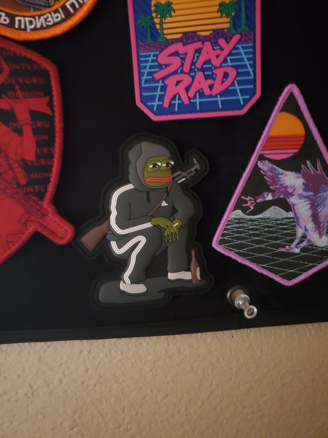 Customer photo review of Strapped Slav Morale Patch