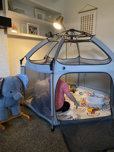 Customer photo review of Pop N' Go® Playpen