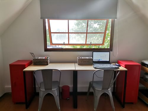 Customer photo review of Escritorio de computador MIMA 90 x 50 Negro