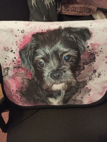 Customer photo review of Personalisierbare  Umhängetasche mit Foto