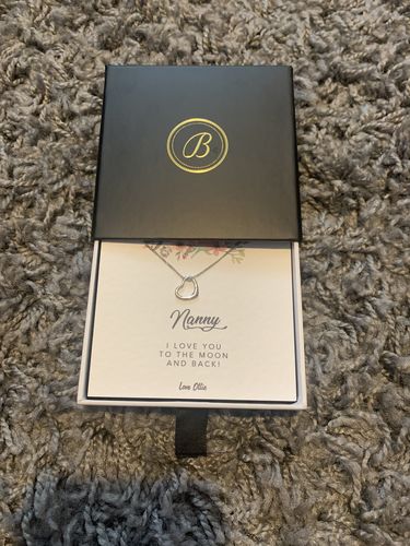 Customer photo review of Grandmother Message Card  & Necklace