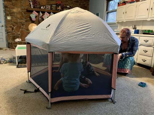 Customer photo review of Pop N' Go® Playpen