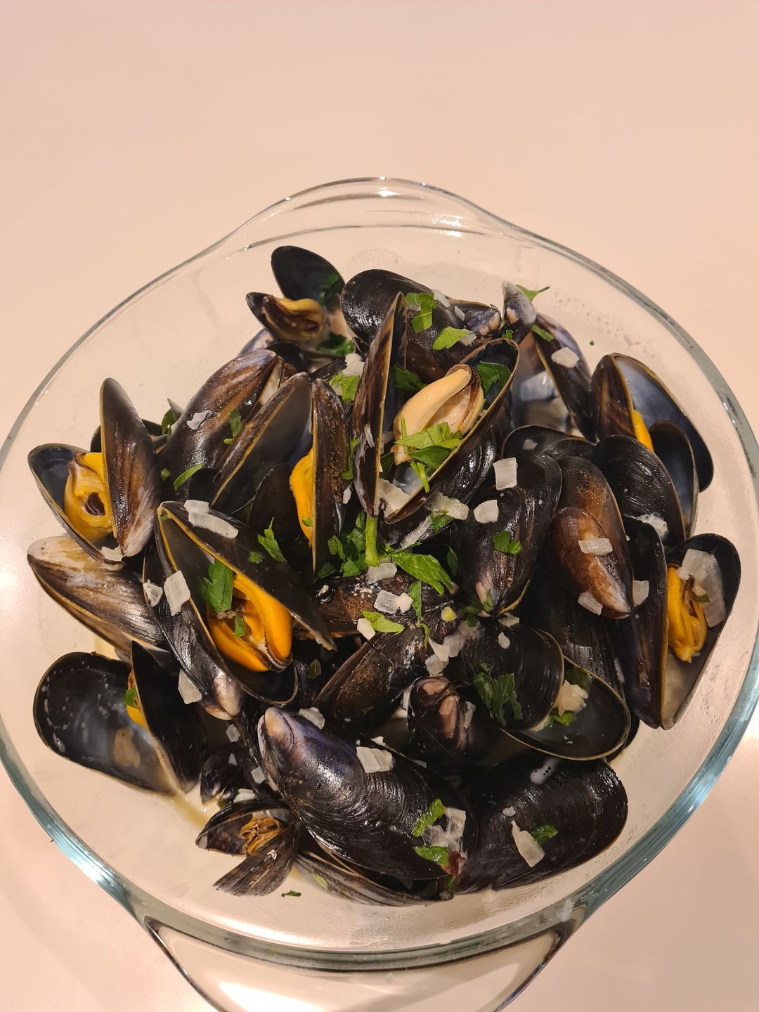 Customer photo review of Fresh Scottish Mussels (1kg)