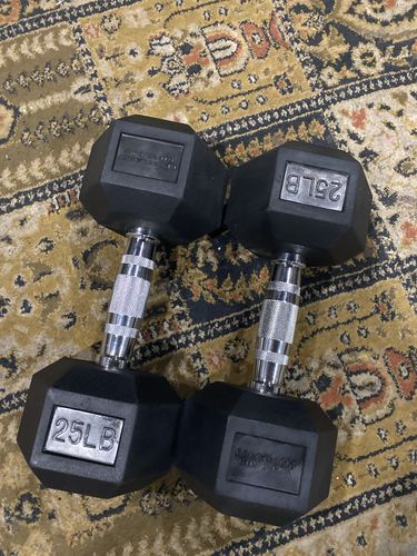 Customer photo review of Hex Head Dumbbell (singles)